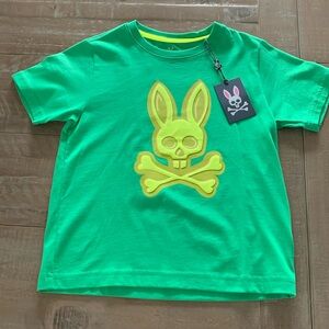 Psycho bunny boys T-shirt. Green new with tags never worn.